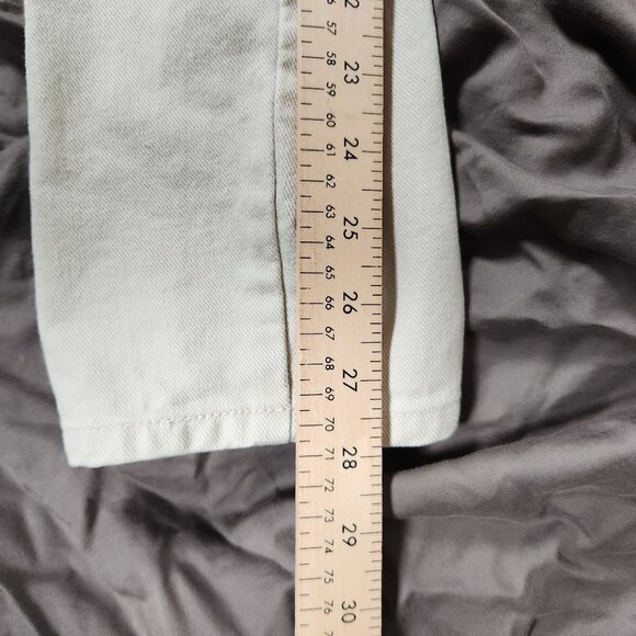 Marithe & Francois Girbaud Straight Leg Denim Pants Womens 9/10 High Waist FLAWS - Picture 6 of 15